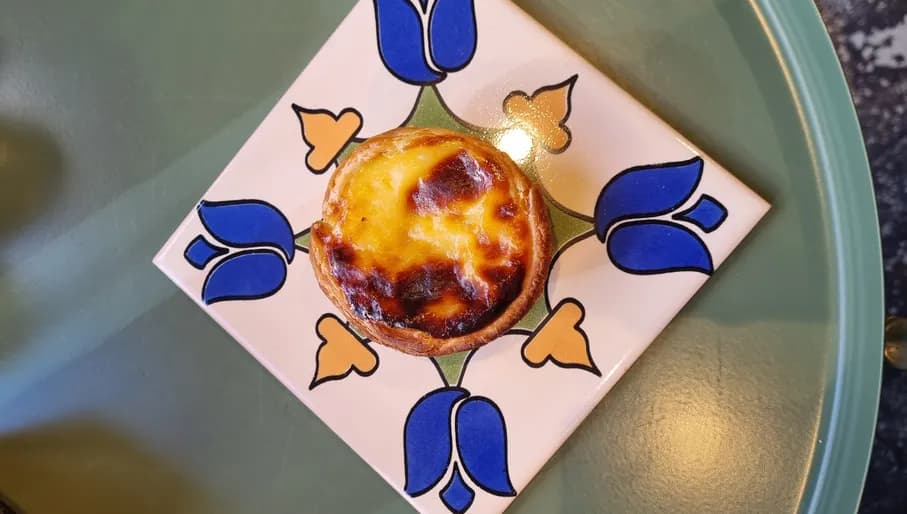 Pastel de Nata from Mister Nata, a Portuguese pastry shop.