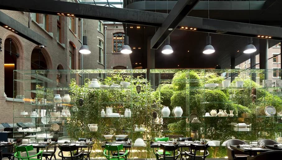 Conservatorium Hotel brasserie interiors