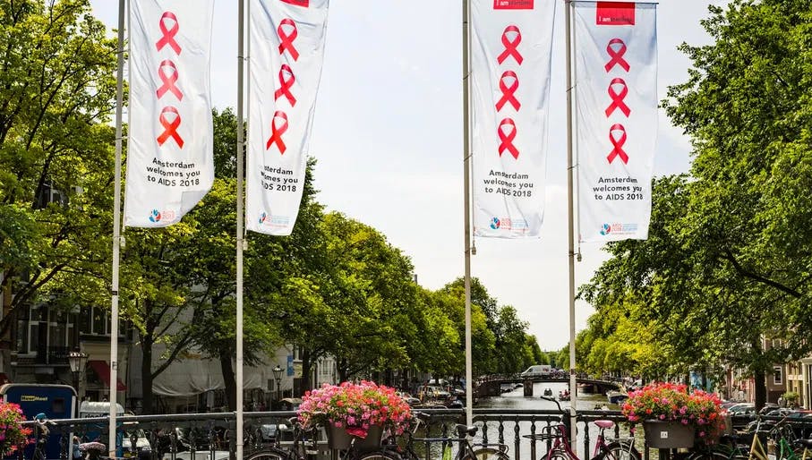 AIDS congres in Amsterdam 2018