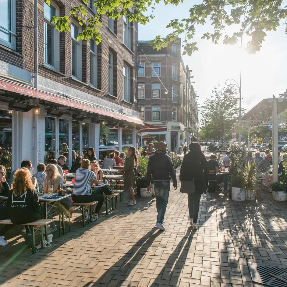 Javastraat streetview with Bar Basquiat