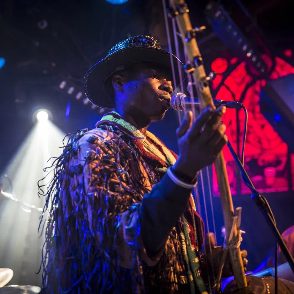 Amsterdam, The Netherlands - February 17, 2016: concert of african band BKO Quintet at Paradiso Bitterzoet concert hall.
365708507
Amsterdam, The Netherlands - February 17, 2016: concert of african band BKO Quintet at Paradiso Bitterzoet concert hall.